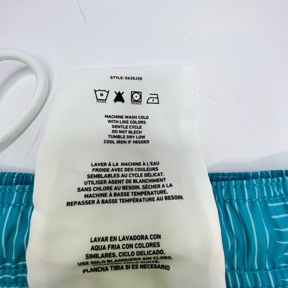 SPYDER MEN'S SWIMSUIT OR WORKOUT SHORTS TURQUOISE, LARGE W/2 POCKTS ON THE SIDE - Picture 12 of 16